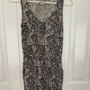 Black & White Geometric Dress